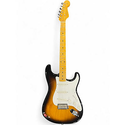 Used Fender 70TH ANNIVERSARY AMERICAN VINTAGE II 1954 STRATOCASTER 2 Color Sunburst Solid Body Electric Guitar