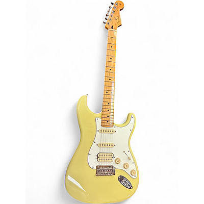 Used Fender 70th Annaversary strat HSS banana Solid Body Electric Guitar
