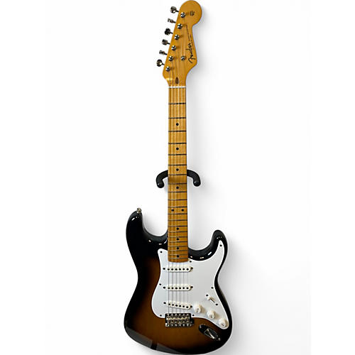 Used Fender 70th Anniversary 1954 American Vintage Stratocaster 2 Tone Sunburst Solid Body Electric Guitar 2 Tone Sunburst