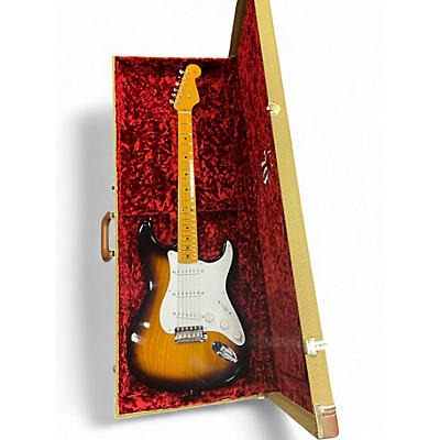 Used Fender  70th Anniversary 1954 Stratocaster  2 Tone Sunburst Solid Body Electric Guitar