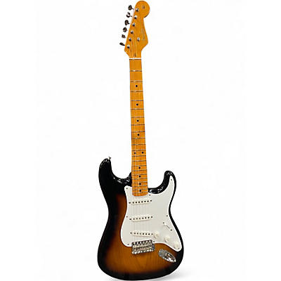 Used Fender 70th Anniversary 1954 Stratocaster 2 Tone Sunburst Solid Body Electric Guitar