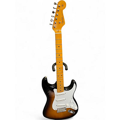 Used Fender 70th Anniversary American Vintage II 1954 Stratocaster 2 Color Sunburst Solid Body Electric Guitar