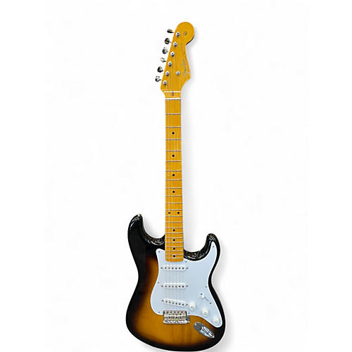 Used Fender 70th Anniversary American Vintage II 1954 Stratocaster 2 Color Sunburst Solid Body Electric Guitar 2 Color Sunburst