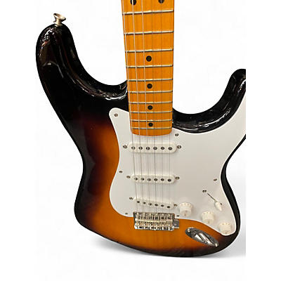 Used Fender 70th anniversary 1954 2 Tone Sunburst Solid Body Electric Guitar