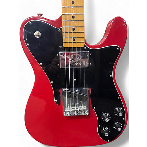 Used Fender 72 telecaster closet custom Red Solid Body Electric Guitar Red
