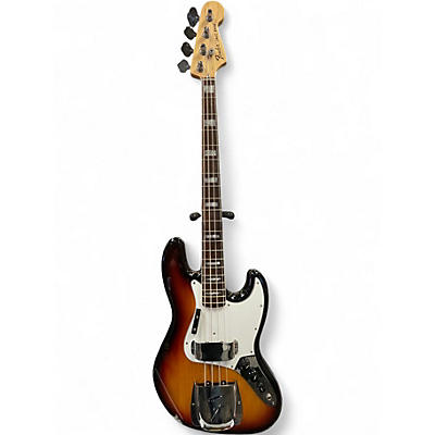 Used Fender 75 REISSUE JAZZ BASS 3 Color Sunburst Electric Bass Guitar
