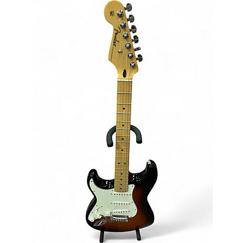 Used Fender 75TH ANIVARSARY STANDARD STRATOCASTER LEFTHANDED 3 Color Sunburst Electric Guitar 3 Color Sunburst
