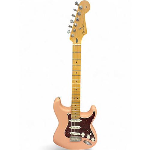 Used Fender 75TH ANNIVERSARY PLAYER STRATOCASTER Shell Pink Solid Body Electric Guitar Shell Pink