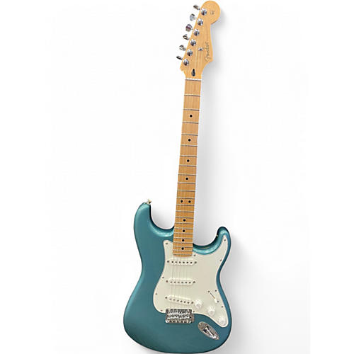 Used Fender 75TH PLAYERS STRATOCASTER Metallic Aqua Marine Solid Body Electric Guitar Metallic Aqua Marine