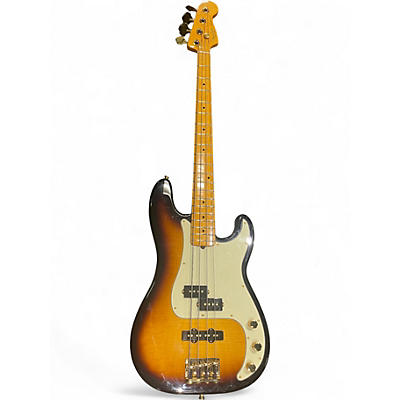 Used Fender 75th ANNIVERSARY AMERICAN PROFESSIONAL PJ 2 Tone Sunburst Electric Bass Guitar