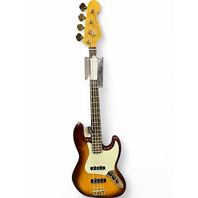 Used Fender 75th Anniversary Commemorative American Jazz Bass 2 Color Bourbon Burst Electric Bass Guitar