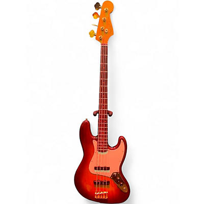 Used Fender 75th Anniversary Commemorative American Jazz Bass 2-Color Bourbon Burst Electric Bass Guitar