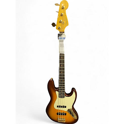 Used Fender 75th Anniversary Commemorative American Jazz Bass 3 Color Sunburst Electric Bass Guitar 3 Color Sunburst