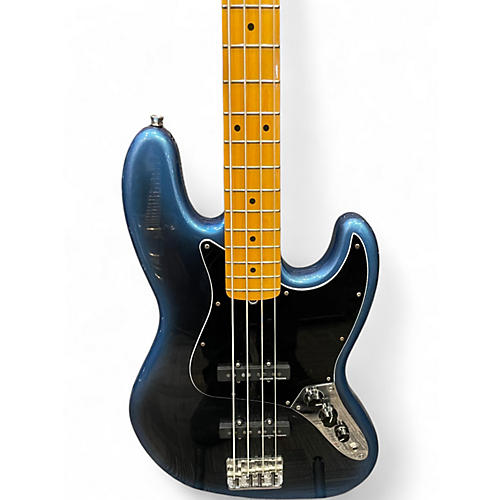 Used Fender 75th Anniversary Commemorative American Jazz Bass Blue Burst Electric Bass Guitar Blue Burst