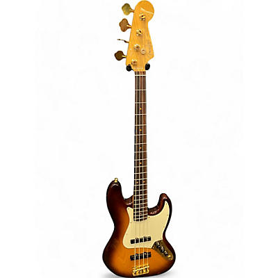 Fender Used Fender 75th Anniversary Commemorative American Jazz Bass Bourbon Burst Electric Bass Guitar