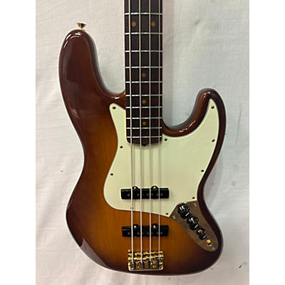 Fender Used Fender 75th Anniversary Commemorative American Jazz Bass Brown Electric Bass Guitar