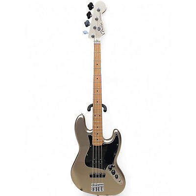Used Fender 75th Anniversary Commemorative American Jazz Bass Inca Silver Electric Bass Guitar