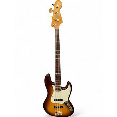 Fender Used Fender 75th Anniversary Commemorative American Jazz Bass SUNBURST Electric Bass Guitar