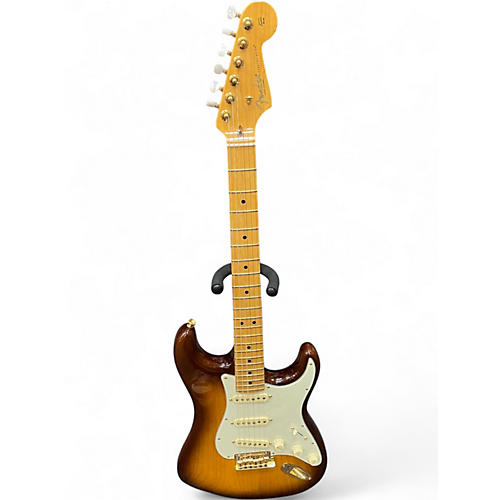 Used Fender 75th Anniversary Commemorative American Stratocaster Bourbon Burst Solid Body Electric Guitar Bourbon Burst