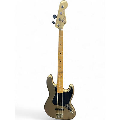 Used Fender 75th Anniversary Jazz Bass Metallic Silver Electric Bass Guitar
