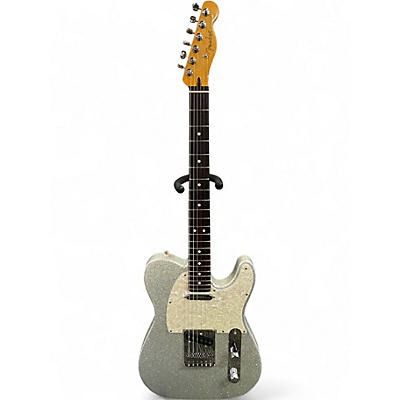 Used Fender 75th Anniversary Player II Telecaster Silver Sparkle Solid Body Electric Guitar
