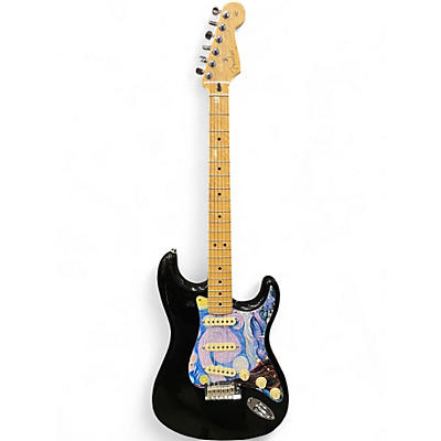 Used Fender 75th Anniversary Player Stratocaster Black Solid Body Electric Guitar
