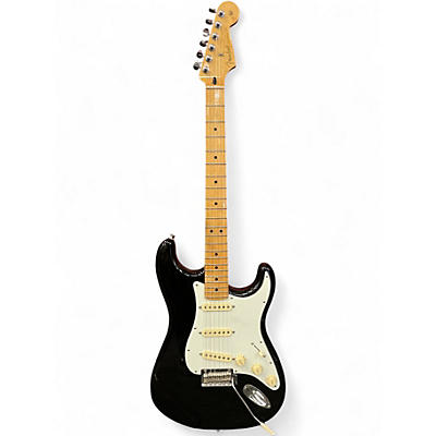 Used Fender 75th Anniversary Player Stratocaster Black and White Solid Body Electric Guitar