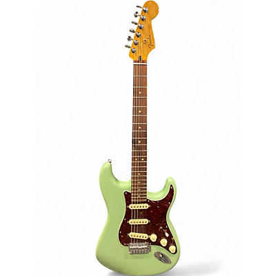 Used Fender 75th anniversary stratocaster mexico Seafoam Green Solid Body Electric Guitar