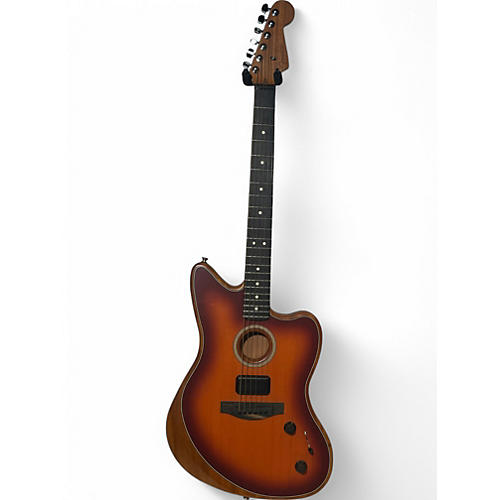 Used Fender ACOUSTASONIC 2 Tone Sunburst Acoustic Electric Guitar 2 Tone Sunburst