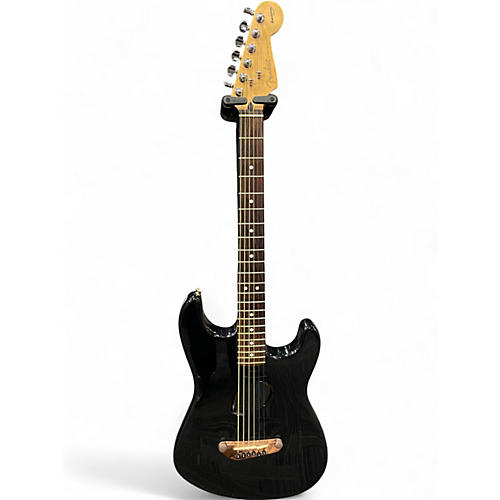 Used Fender ACOUSTASONIC DELUXE Black Acoustic Electric Guitar Black