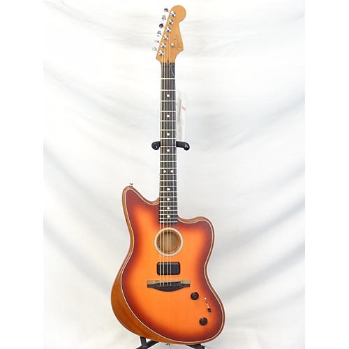 Fender Used Fender ACOUSTASONIC JAZZ MASTER Tobacco Sunburst Acoustic Electric Guitar Tobacco Sunburst