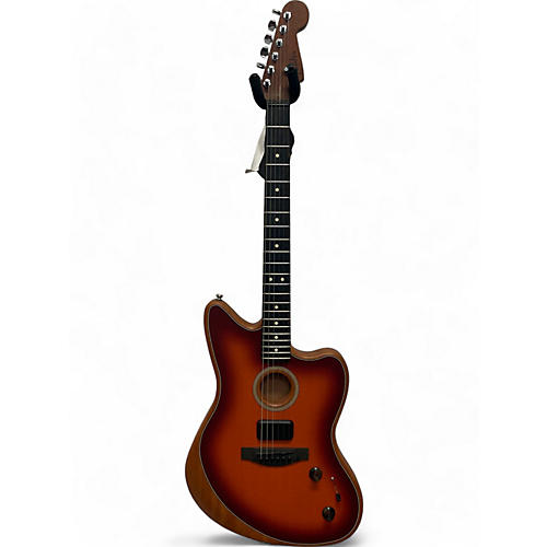 Fender Used Fender ACOUSTASONIC JAZZMASTER 3 Color Sunburst Acoustic Electric Guitar 3 Color Sunburst