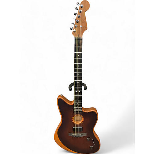 Used Fender ACOUSTASONIC JAZZMASTER BOURBON BURST Acoustic Electric Guitar BOURBON BURST