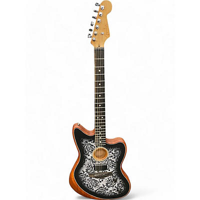 Fender Used Fender ACOUSTASONIC JAZZMASTER LIMITED EDITION BLACK PAISLEY Hollow Body Electric Guitar