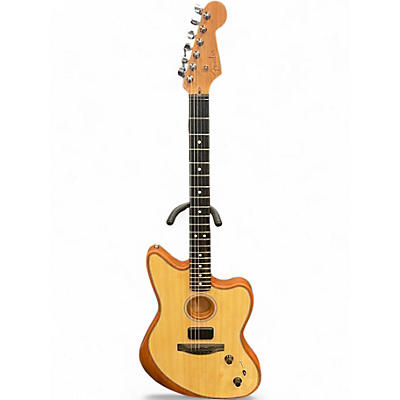Used Fender ACOUSTASONIC JAZZMASTER NATURAL Acoustic Electric Guitar