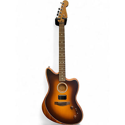 Used Fender ACOUSTASONIC JAZZMASTER SUNBURST Acoustic Electric Guitar