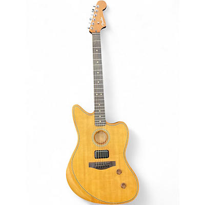 Used Fender ACOUSTASONIC PLAYER JAZZMASTER Natural Acoustic Electric Guitar