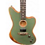 Used Fender ACOUSTASONIC PLAYER JAZZMASTER Royal Olive Acoustic Electric Guitar Royal Olive