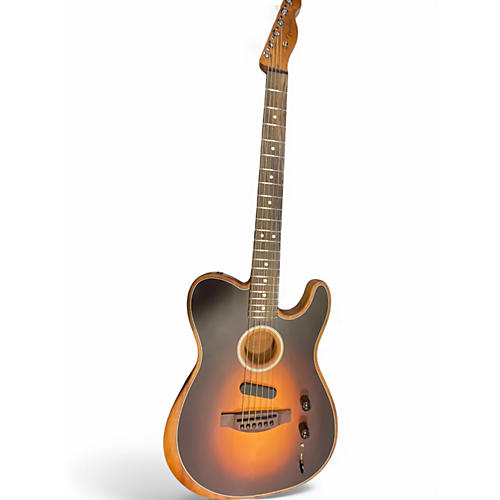 Used Fender  ACOUSTASONIC PLAYER Tobacco Sunburst Acoustic Electric Guitar Tobacco Sunburst