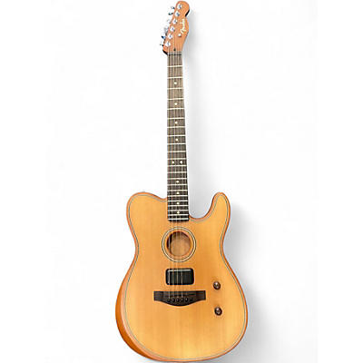 Used Fender ACOUSTASONIC STANDARD TELECASTER AGED NATURAL Acoustic Electric Guitar