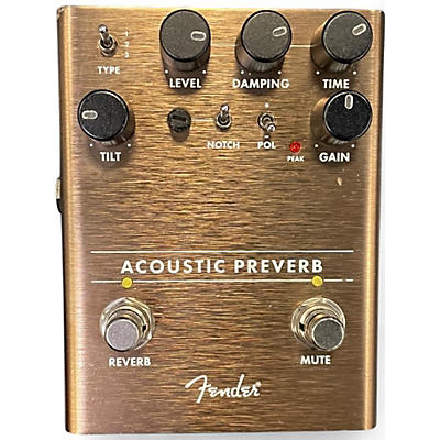 Fender Used Fender ACOUSTIC PREVERB Effect Pedal