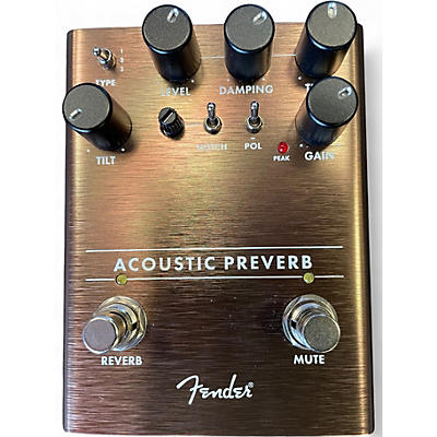 Used Fender ACOUSTIC PREVERB Effect Pedal