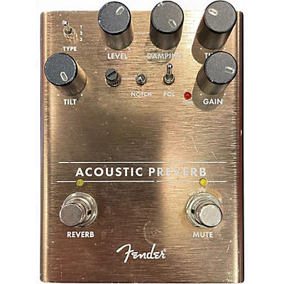 Used Fender ACOUSTIC PREVERB Effect Pedal