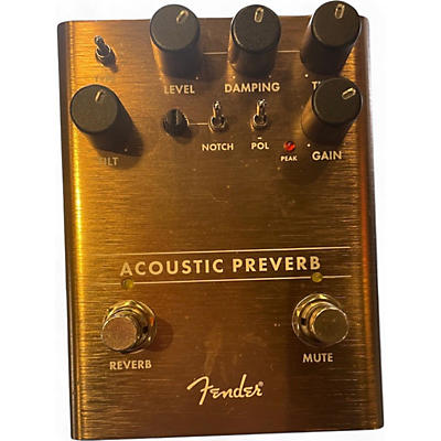 Used Fender ACOUSTIC REVERB Effect Pedal