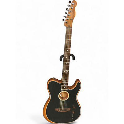 Used Fender ACOUSTISONIC PLAYER Black Acoustic Electric Guitar