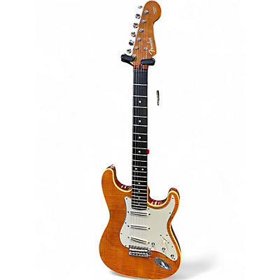 Used Fender AERODYNE CLASSIC STRATOCASTER WITH DIMARZIO PICKUPS FLAME TOP Solid Body Electric Guitar