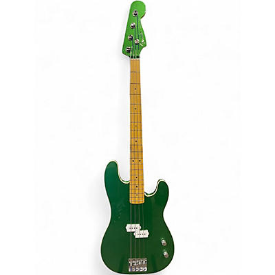 Used Fender AERODYNE PRECISION BASS GREEN Electric Bass Guitar