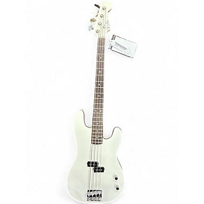 Used Fender AERODYNE SPECIAL PRECISION BASS Alpine White Electric Bass Guitar