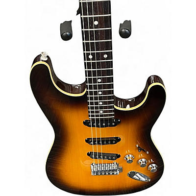 Used Fender AERODYNE STRATOCASTER Tobacco Burst Solid Body Electric Guitar
