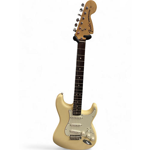 Fender Used Fender ALBERT HAMMOND JR STRATOCASTER Olympic White Solid Body Electric Guitar Olympic White